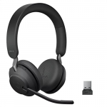 Jabra Evolve 2 65 UC juhtmevaba Bluetoothi stereopeakomplekt m. Ladestation schwarz