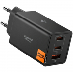 Spigen Oluline EE673EU 67W 2xUSB-C/USB-A must seinlaadija