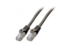 Mercodan Patchkaabel KAT6 UTP, must, 15m, halogenvaba, 2x4xAWG24