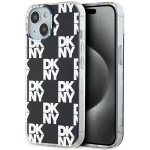 DKNY DKHCP15MHDLCEK iPhone 15 Plus / 14 Plus 6.7" tarny/must hardcase IML ruuduline mono muster