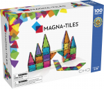 Magna-Tiles Magnetiline ehituskomplekt lbipaistvate vrvidega, 100 tkki (90209)