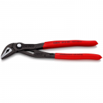 Knipex Cobra ES 87 51 250, 250mm, Rohr- / Wasserpumpen-Zange (schwarz/rot, Wasserpumpenzange, 19-fach verstellbar)