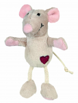 Trixie Kassi mnguasi: Hiir, plskangas, 11 cm, beige