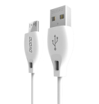 Dudao L4M USB-A - MicroUSB 2.4 A kaabel 1m - Valge