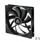 Arctic F12 PWM Case cooling system 120mm 5pcs