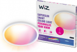 WiZ SuperSlim kattovalaisin, pyre, valkoinen, WiFi, 32 W, RGB, 2200-6500 K, 3750 lm (929003301101)