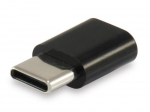 Equip USB-C-USB-B adapter St/Bu Alu.