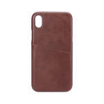 ONSALA Mobile Cover Brown with Cardpocket iPhone XR