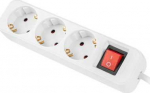 LANBERG PS1-05F 3-pesaline pistikupesa 1,5 m valge (PS1-03F-0150-