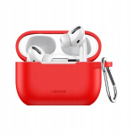 USAMS Kaitsja AirPods Prosilicon punane/punane BH568AP06 (US-BH568)