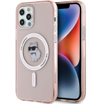 Karl Lagerfeld KLHMP12MHFCCNOP iPhone 12/12 Pro 6.1" rowy/pink kvakott IML Choupette MagSafe