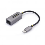 StarTech.com 2,5 GbE USB-C Ethernet-adapter, NBASE-T NIC, USB 3.0 Type-C 2,5/1G mitmenideline vrguadapter, Thunderbolt-compatible, Windows AND Mac
