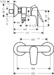 Hansgrohe Talis E 71760670 Matt Black