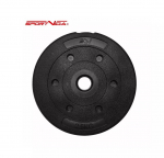 SportVida Rubbered Universal Disc weight for the griffin 2.5kg with 26mm hole (1pcs) Black