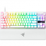 Razer Huntsman V3 Pro Tenkeyless 8KHz | Mnguklaviatuur | Juhtmega | US-turu | Valge | Analoogoptiline lliti Gen-2