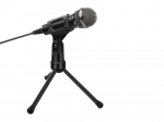 Equip Tischmikrofon Mini-Stereo 3,5mm AUX 1,80m must