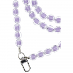 COLORFUL Phone lanyard, Phone pendant / cord length 120cm (60cm in the loop) / on neck - purple