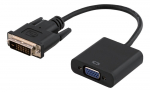 Riff Full HD 1080P DVI-D to VGA adapter / Video cable converter 25pin to 15pin (0.23m)