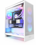 NZXT H7 Flow RGB (2024) ATX korpus aknaga, valge (CM-H72FW-R1)