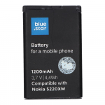Aku Nokia 5220 XM / 5630 XM / 6303 / 6730 / 3720 / C3 / C5-00 / C6-01, 1200 mAh, Blue Star Premium