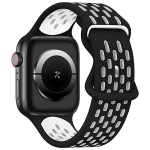 Beline Apple Watch New Sport Silikoon rihm 38/40/41mm must/valge karp