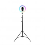 HAVIT ST7026 statiiv RGB valgusrattaga (must)