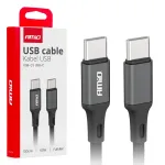 Amio -03902 andmevahetuse ja laadimiskaabel | USB-CUSB-C | 60W | 1m