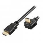 Techly 5m kiirusealine HDMI kabel Ethernetiga A/A M/M nurkse musta ICOC HDMI-LE-050