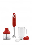 Smeg Saumikser koos tarvikutega, 50ndate stiilis, 700W, punane, HBF03RDEU