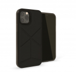 PIPETTO Origami Snap iPhone 12/12 Pro - Musta Sinine