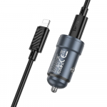 Hoco USB C QC3.0 PD 30W + kabel USB C to Lightning Z57 metalline hbevrv