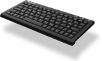 KEYSONIC ACK-3401U (UK) klaviatuur, USB, QWERTY UK, inglise keeles, must
