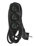 Emos 1902230501 power extension 5 m 3 AC outlet(s) Indoor Black