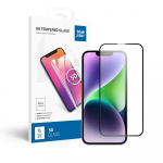 Kvast karastatud klaas iPhone'ile 13 / 13 PRO / 14 / 16e (SE 4 2025) (tisliim) Sinine Tht 5D must