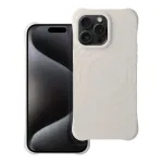 IPhone 15 PRO silikoonist Zephyr Mag Cover -kinnitus, MagSafe-compatible, valge