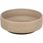 Bowl for animals, ceramic - Trixie BE NORDIC bowl, ceramic|rubber, 0.5 l| 16 cm
