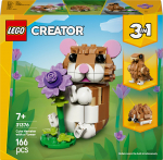 Lego Loojalt 31376 Hurmaav hamster ja lill 3in1 (31376)