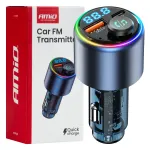 Amio Autovljundiga FM-transmitter 1USB-A 1USB-C 12V 24V -04655