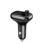 . Bluetooth transmissioon / autoadapter Baseus S-13 (lemaailmne Editsioon) - mustTranslation:Bluetooth transmitter / car charger Baseus S-13 (Overseas Edition) - black