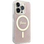 GUESS GUHMP15LH4STP iPhone 15 Pro 6.1" rzowy/pink kvakott IML 4G MagSafe