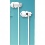 iKaku KSC-400 universaalne kerge HiFi-in-ear krvaklapid, 3,5 mm pistik ja mikrofon, 1,2 m, valge