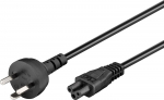 MicroConnect Power Cord DK EDB - C5 1.8m Black,