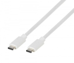 Vivanco PBDCVVUSBCC10W USB-kaabel 1 m USB-C Valge