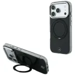 Mercedes Case Ring Stand Iconic Logo MagSafe iPhone 18 Pro Max / 17 Pro Max musta