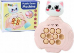 LEAN Toys Pop-It Kitty Game Pink Arcade Console Vibration Sensory Pad