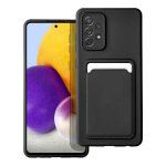 Riff Kaardiseeria silikoonist tagakust Samsung Galaxy A34 5G jaoks, must