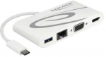 Delock 87731 USB-C 3.1 HDMI 4K + VGA + LAN + USB