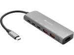 Sandberg USB-C Dock HDMI + 2xUSB-A + 2xUSB-C + PD100W USB-C Dock