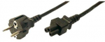 Logilink CP093 toitekaabel, ohutuspistik meessoost, IEC C5 emasse, 1,8 m