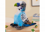 LEAN Toys Plush Blue Parrot Mascot 20 cm